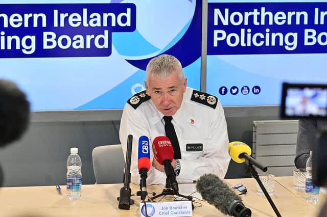 PSNI chief constable Jon Boutcher said he will meet with Muhammad Atif, chair of the Belfast Multi-Cultural Association