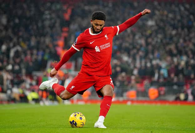 Liverpool's Joe Gomez. (Photo by Peter Byrne/PA Wire)