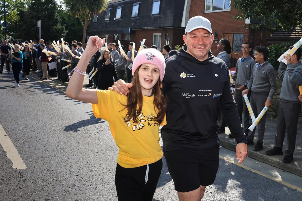 Former Ulster and Irish rugby captain Rory Best embarks on 205-mile fundraising walk