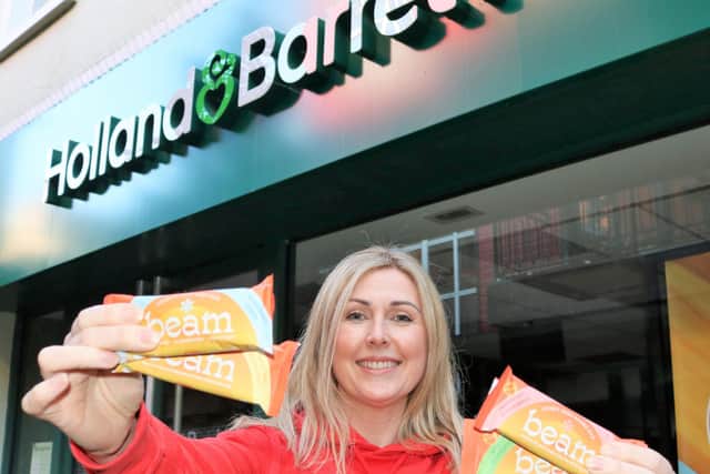 Shauna Blair of Beam Snacks excited by the new Holland and Barrett business