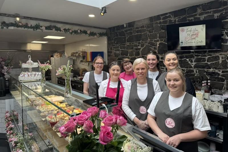 Owners of Rhiannon’s Café praise staff after the opening of their first coffee shop venture in Portadown