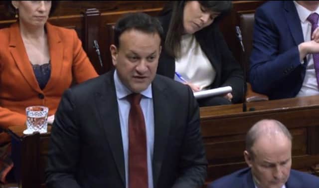 Irish PM Leo Varadkar claims Sinn Fein aren't suitable for top ministries in the Republic of Ireland.