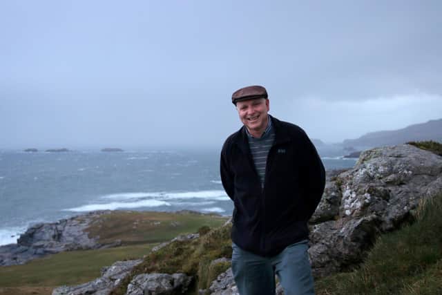 Paul Clements at Malin Head on The Wild Atlantic Way