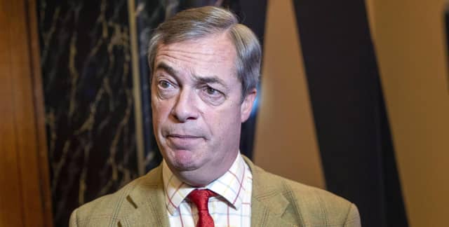 Nigel Farage is quiet about the Union, the Irish Sea border and its cause, the Northern Ireland Protocol