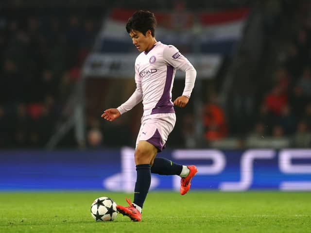 Kim Min-Su has joined Rangers from Girona. (Photo by Dean Mouhtaropoulos/Getty Images)
