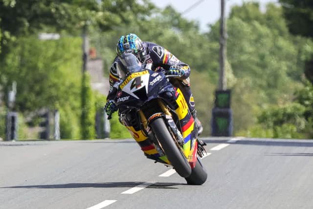 Ian Hutchinson rode for Clive Padgett's Milenco Honda team in 2024. (Photo by Pacemaker Press)