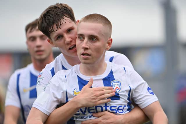 Conor McKendry scored another brace for Coleraine on Friday evening as they defeated Newry City 2-0. PIC: INPHO/Stephen Hamilton