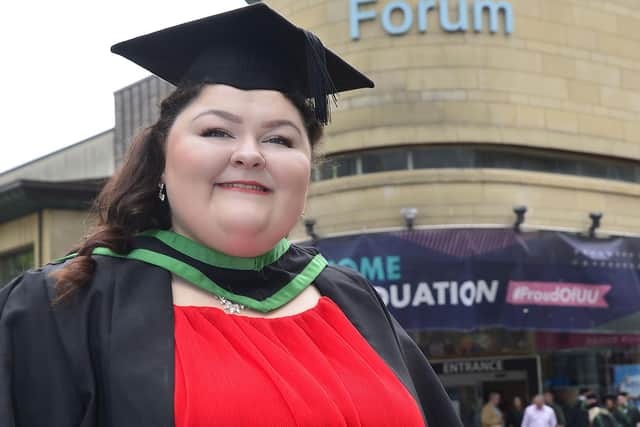 Laura Monaghan from Ballymoney after her graduation at the University of Ulster