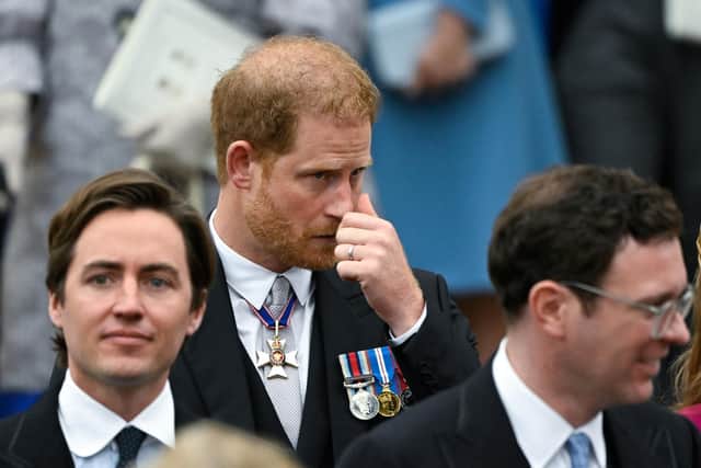 The Duke of Sussex following the Coronation of King Charles III and Queen Camilla.