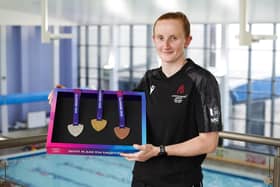 Danielle Hill shows off this year's Commonwealth Games medals. (Photo: PressEye)