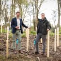 Aaron Ward, Director of Public Engagement at NMNI and John Martin, Director, Woodland Trust Northern Ireland