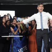 Prime Minister Rishi Sunak during a General Election campaign event at ExCeL London, in east London, after calling a General Election for July 4. Picture