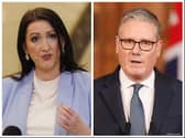 Deputy First Minister Emma Little-Pengelly and Prime Minister Sir Keir Starmer. Ms Little-Pengelly received a security briefing from a UK Government adviser following US and Israeli forces’ missile strikes on Iran on Saturday morning