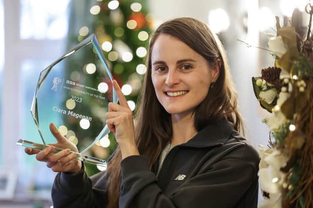 Ciara Mageean has been named 2023 BBC Northern Ireland Sports Personality of the Year. (Photo by BBC NI)