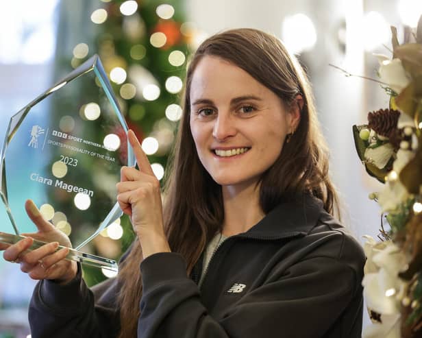 Ciara Mageean has been named 2023 BBC Northern Ireland Sports Personality of the Year. (Photo by BBC NI)
