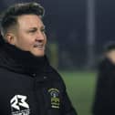 Annagh United manager Ciaran McGurgan. (Photo by David Maginnis/Pacemaker Press)