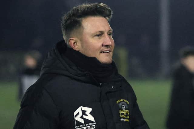 Annagh United manager Ciaran McGurgan. (Photo by David Maginnis/Pacemaker Press)