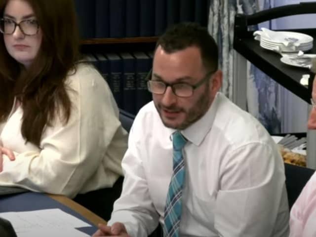 TUV MLA Timothy Gaston.