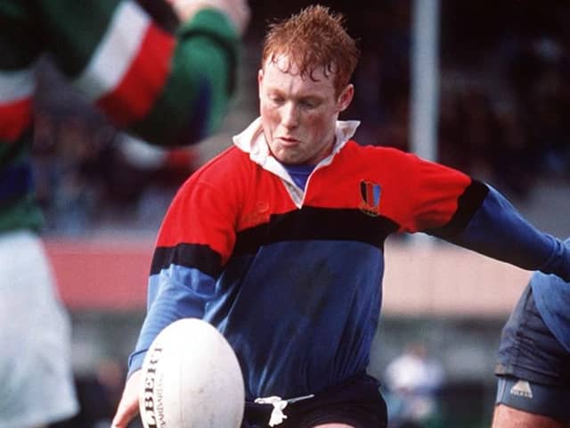 Current Banbridge coach Neil Doak in the 1990s during his playing time. (Photo by Pacemaker Press)