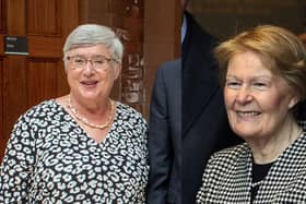 Lady Daphne Trimble and the late Pat Hume will be honoured by Queen's University Belfast with honorary degrees for their dedication to peace-building as we mark the 25th anniversary of the Good Friday Agreement