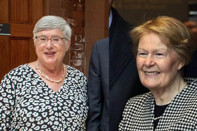 Lady Daphne Trimble and the late Pat Hume will be honoured by Queen's University Belfast with honorary degrees for their dedication to peace-building as we mark the 25th anniversary of the Good Friday Agreement