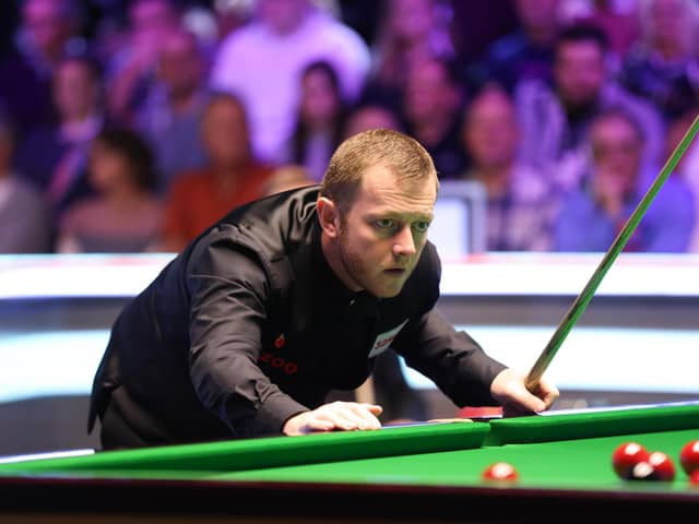 Northern Ireland’s Mark Allen during day five of the Cazoo UK Snooker Championship at the York Barbican.