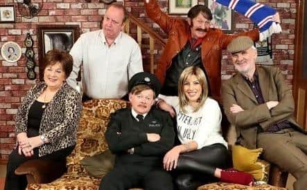 The cast of Give My Head Peace, which has been axed by BBC NI amid budget pressures. Pic: BBC