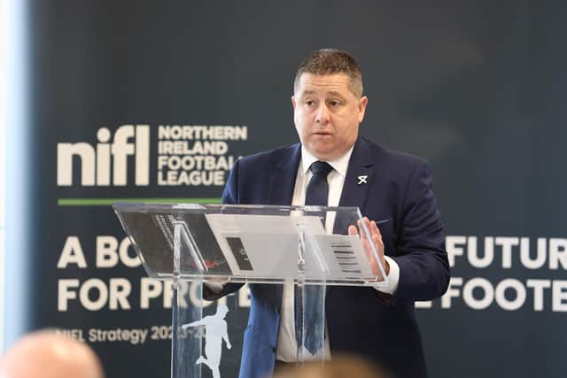 NIFL CEO, Gerard Lawlor, pictured at the launch of the new NIFL Strategy. PIC: Press Eye / Phil Magowan