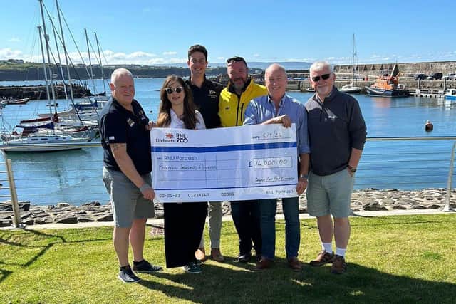 Portrush Raft Race 2024 Official Cheque Presentation