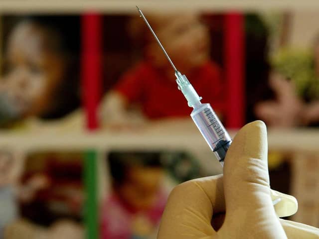 The report highlighted particularly low levels of vaccination uptake in the Belfast area