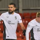Wassim Aouachria spent one season at Glentoran. (Photo by Andrew McCarroll/Pacemaker Press)