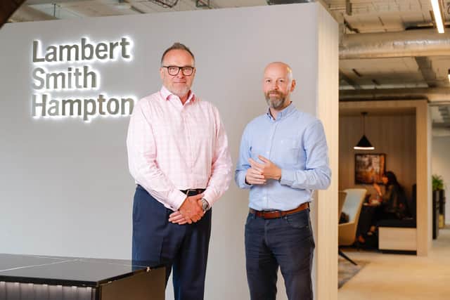 Colin McDowell, head of lease advisory and Neil McShane, managing director, Ireland from Lambert Smith Hampton
