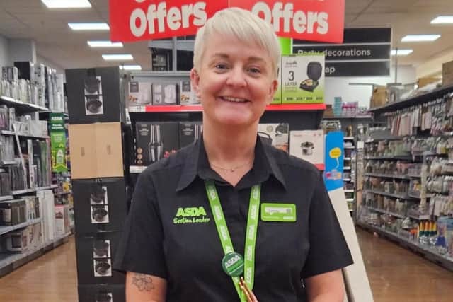 Lynsey McAlonan is service section leader in Asda's Bangor store