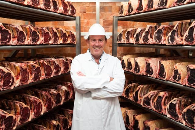 Peter Hannan of Hannan Meats in Moira is an enthusiastic supporter of local food and drink