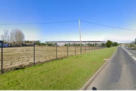 The proposed warehouse distribution centre site at Nutts Corner. Pic supplied by Antrim and Newtownabbey Borough Council