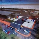 An artist’s impression of the proposed development at Diageo Bailey’s Global Supply, Mallusk