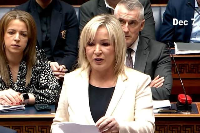 Michelle O'Neill, deputy leader of Sinn Fein
