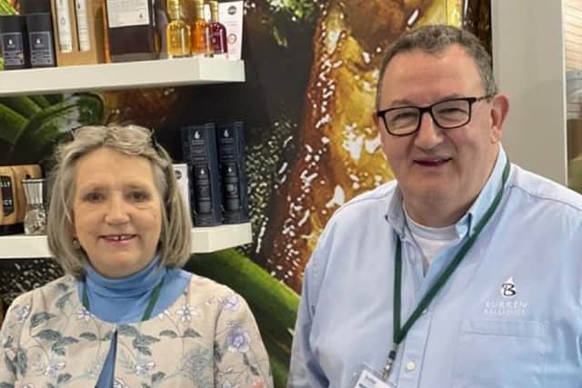 Susie Hamilton Stubber and Bob McDonald of Burren Balsamics in Richhil, Co Armagh which has won its first exports ot natural fruit-infused vinegars and other artisan foods to Mexico’s biggest store
