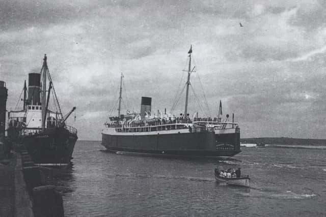 This year marks the 70th anniversary of the MV Princess Victoria ferry disaster. Pictured is the ship at Larne.