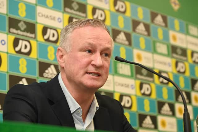 Northern Ireland manager Michael O'Neill has brushed off speculation linking him to the vacant job at Aberdeen