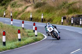 Michael Dunlop topped the times on Tuesday in Classic Superbike qualifying at 124mph from a standing start on the Team Classic Suzuki GSX-R750