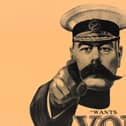 The poster image of Lord Kitchener that helped recruit his New Army