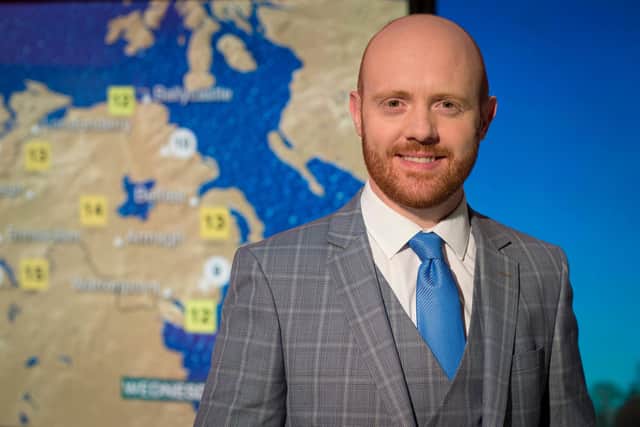 BBC NI weather presenter Barra Best enjoys Northern Ireland's temperate climate
