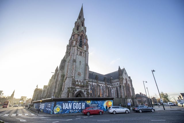 Carlisle Memorial Church which is hosting the Van Gogh Belfast Exhibit: The Immersive Experience