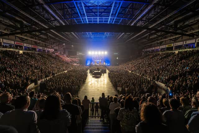 Thousands gathered at the SSE Arena for the concert last Saturday night
