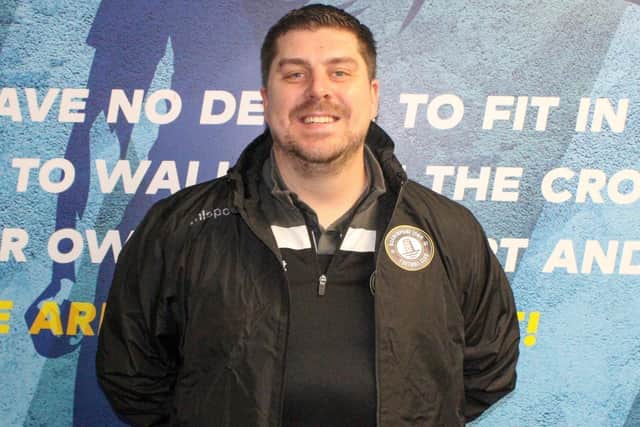 Warrenpoint Town manager Gary Boyle. (Photo by Warrenpoint Town FC)