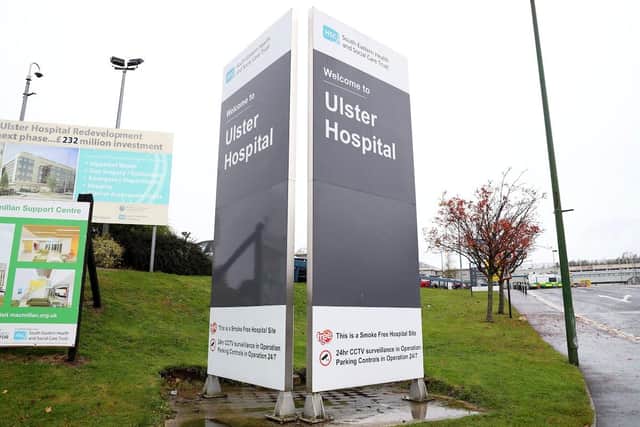 A nurse was “chased and intimidated” on her way to work at Ulster Hospital on Wednesday night, the South Eastern Trust has said.