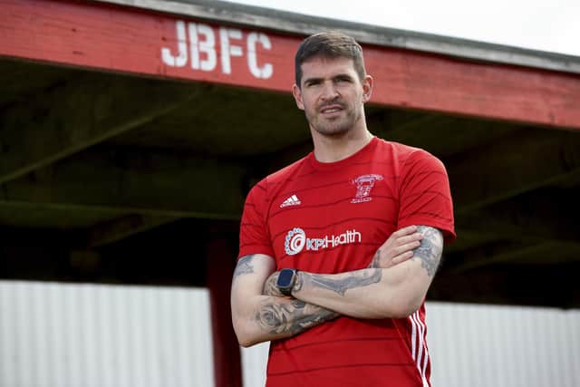 Johnstone Burgh FC have announced the signing of Kyle Lafferty on a two-year contract. PIC: Craig Williamson / SNS Group