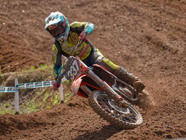 Glenoe's Glenn McCormick finished his championship campaign 12th in the Motul MXGB. (Photo by Chambers KTM)