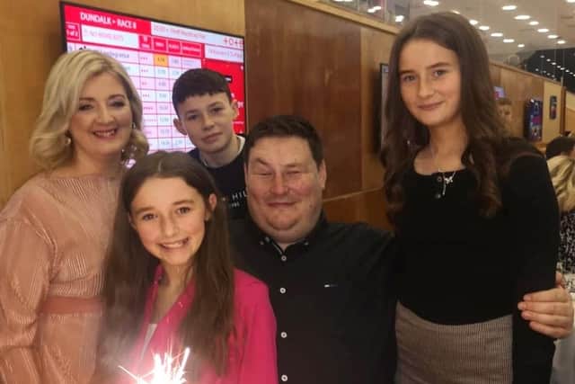 Patrick and Ciera Grimley passed away after a road accident in Markethill on 4 November. A fundraising website for their chilren, Tadgh (14) Mya (13) Cadhla (11) has raised £311,000 so far. This last family photo was taken on a night out only hours before the couple died. They sent their children home early in a different vehicle.